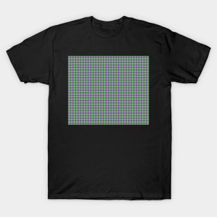 Green and Purple Houndstooth T-Shirt